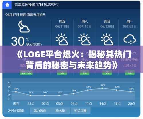 《LOGE平台爆火:揭秘其热门背后的秘密与未来趋势》