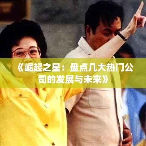 《崛起之星:盘点几大热门公司的发展与未来》