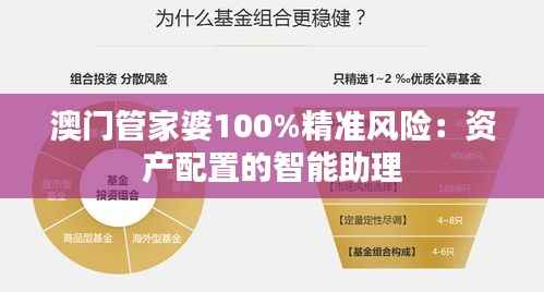 澳门管家婆100%精准风险:资产配置的智能助理