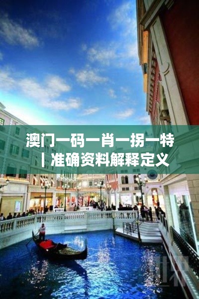澳门一码一肖一拐一特|准确资料解释定义