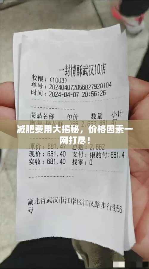 减肥费用大揭秘,价格因素一网打尽!