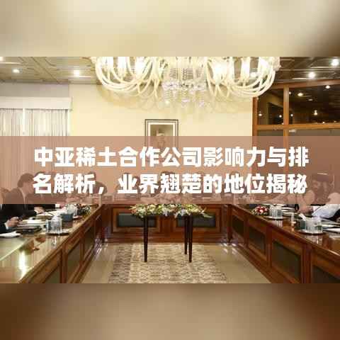 中亚稀土合作公司影响力与排名解析，业界翘楚的地位揭秘