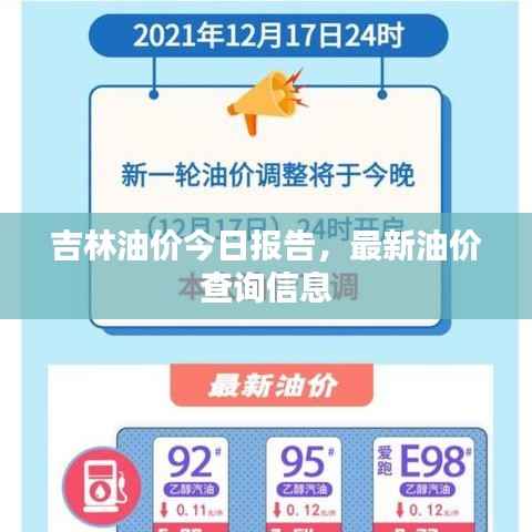 吉林油价今日报告,最新油价查询信息