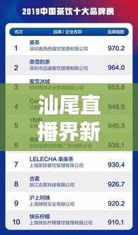 汕尾直播界新势力崛起,本地直播公司权威排名榜单!