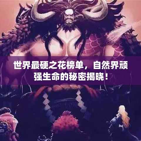 世界最硬之花榜单,自然界顽强生命的秘密揭晓!