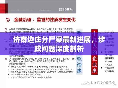 济南边庄分尸案最新进展,涉政问题深度剖析