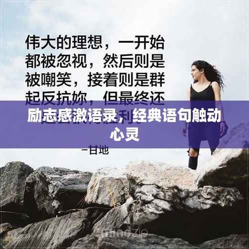 励志感激语录,经典语句触动心灵
