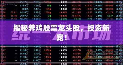 揭秘养鸡股票龙头股,投资新宠!