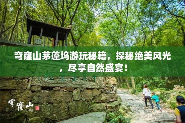 穹窿山茅蓬坞游玩秘籍,探秘绝美风光,尽享自然盛宴!