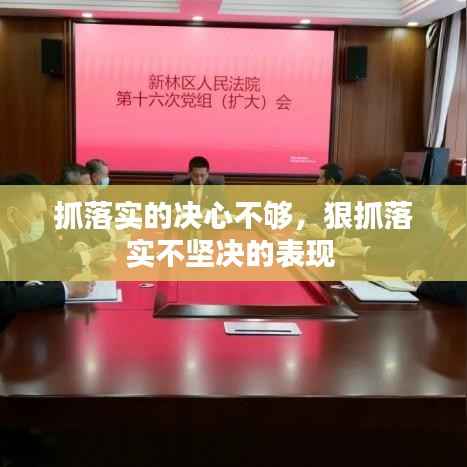 抓落实的决心不够,狠抓落实不坚决的表现
