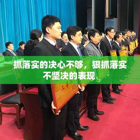 抓落实的决心不够,狠抓落实不坚决的表现