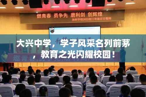 大兴中学,学子风采名列前茅,教育之光闪耀校园!