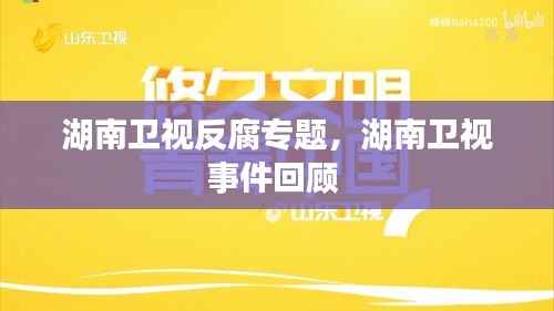 湖南卫视反腐专题,湖南卫视事件回顾