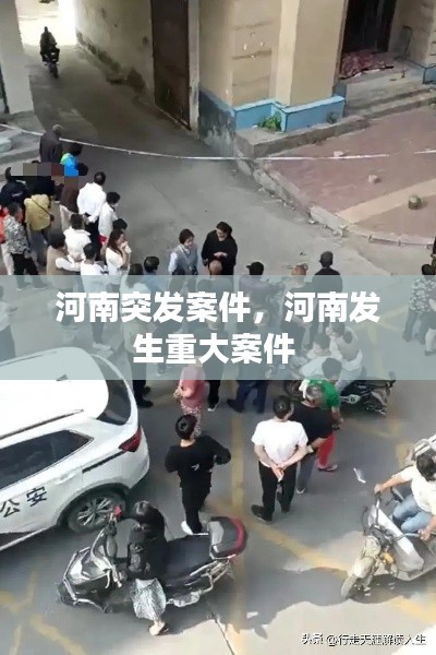 河南突发案件,河南发生重大案件