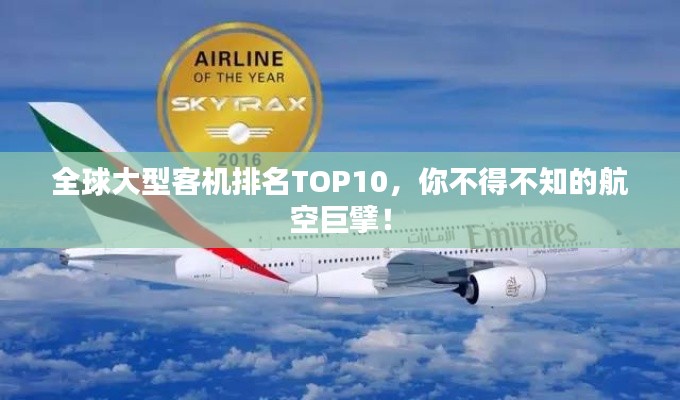 全球大型客机排名TOP10,你不得不知的航空巨擘!