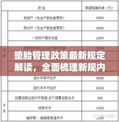 堕胎管理政策最新规定解读,全面梳理新规内容