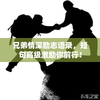 兄弟情深励志语录,短句高级激励你前行!