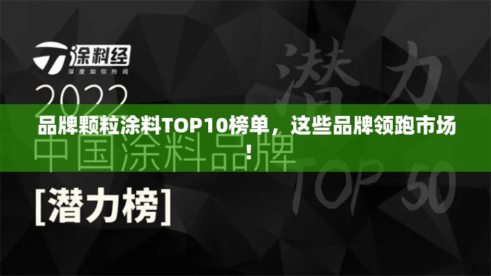 品牌颗粒涂料TOP10榜单,这些品牌领跑市场!