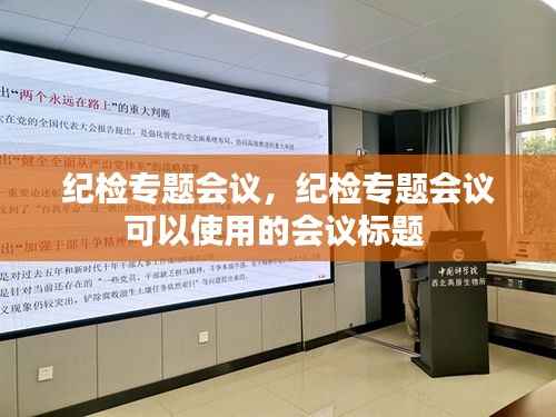 纪检专题会议,纪检专题会议可以使用的会议标题