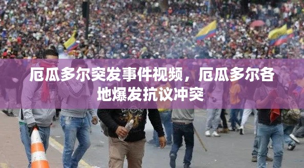 厄瓜多尔突发事件视频,厄瓜多尔各地爆发抗议冲突