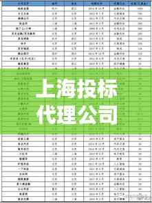 上海投标代理公司权威排名榜单揭晓！