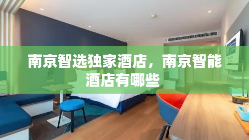 南京智选独家酒店,南京智能酒店有哪些
