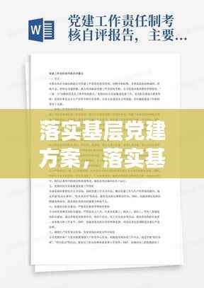 落实基层党建方案，落实基层党建推进年工作报告 
