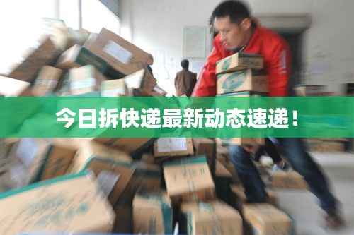 今日拆快递最新动态速递!
