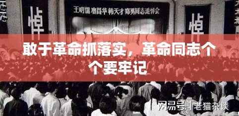 敢于革命抓落实,革命同志个个要牢记