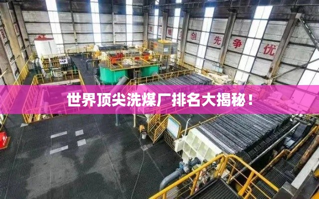 世界顶尖洗煤厂排名大揭秘！
