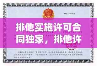 排他实施许可合同独家，排他许可又许可第三方 