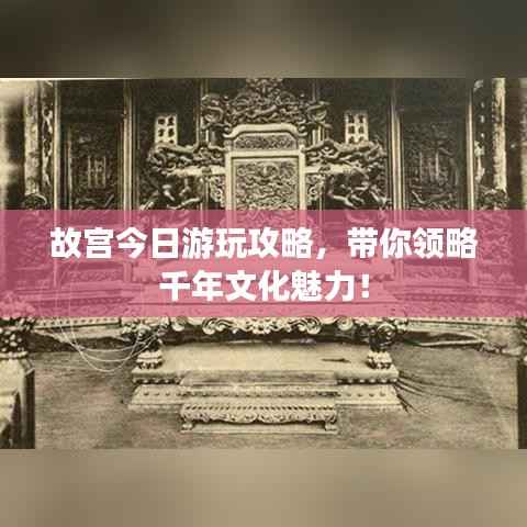 故宫今日游玩攻略,带你领略千年文化魅力!