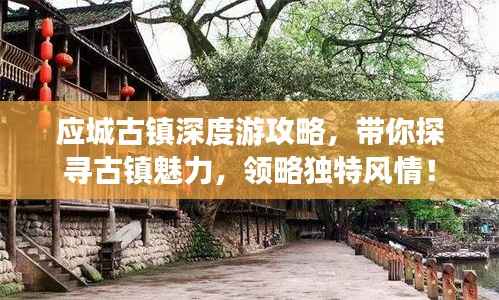 应城古镇深度游攻略,带你探寻古镇魅力,领略独特风情!