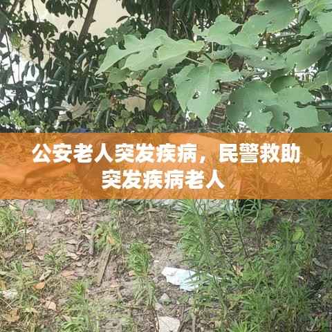 公安老人突发疾病,民警救助突发疾病老人