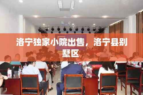 洛宁独家小院出售,洛宁县别墅区