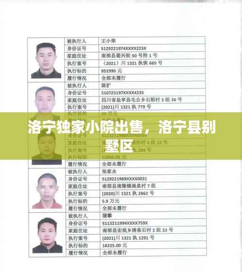 洛宁独家小院出售,洛宁县别墅区