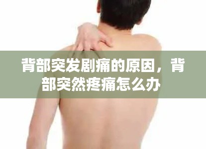 背部突发剧痛的原因,背部突然疼痛怎么办