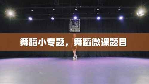 舞蹈小专题，舞蹈微课题目 