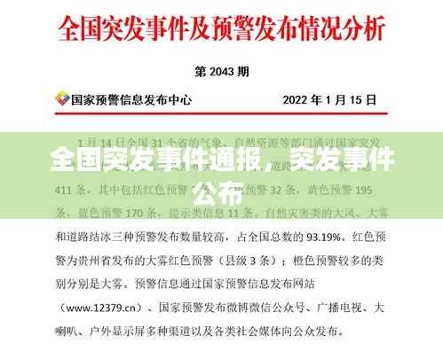 全国突发事件通报,突发事件公布