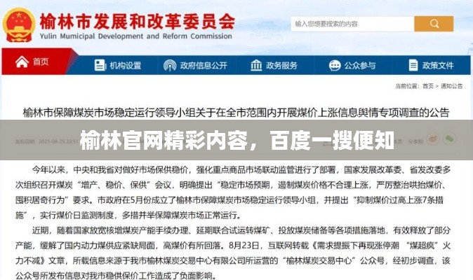 榆林官网精彩内容,百度一搜便知