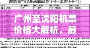 广州至沈阳机票价格大解析，最新价格表一网打尽！