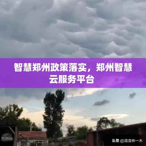 智慧郑州政策落实,郑州智慧云服务平台