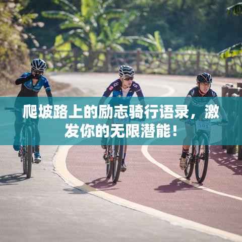 爬坡路上的励志骑行语录,激发你的无限潜能!