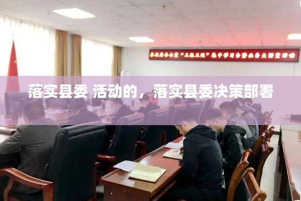 落实县委 活动的,落实县委决策部署