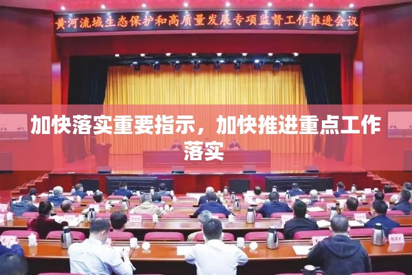 加快落实重要指示，加快推进重点工作落实 