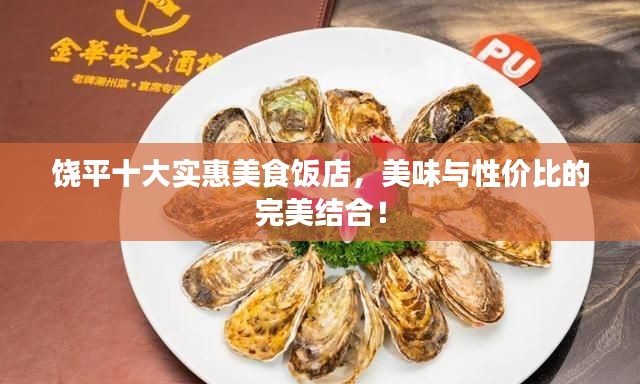 饶平十大实惠美食饭店，美味与性价比的完美结合！