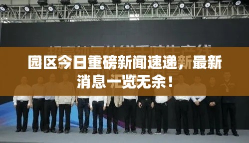 园区今日重磅新闻速递，最新消息一览无余！