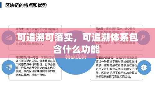 可追溯可落实，可追溯体系包含什么功能 