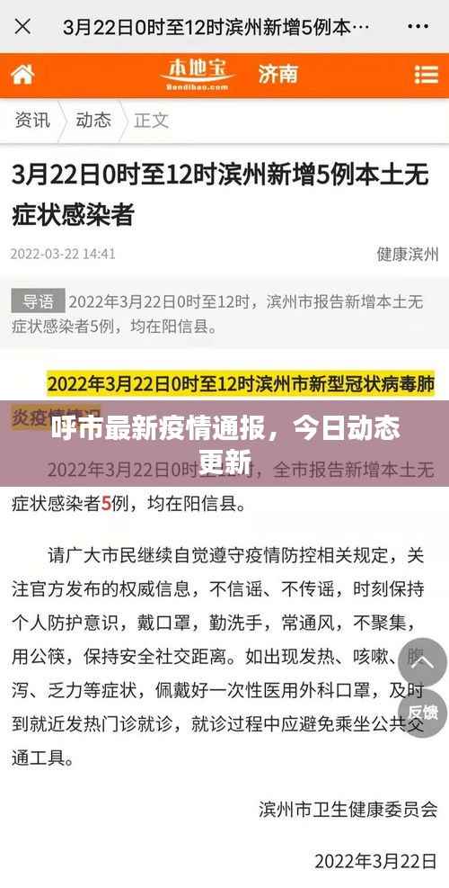 呼市最新疫情通报,今日动态更新