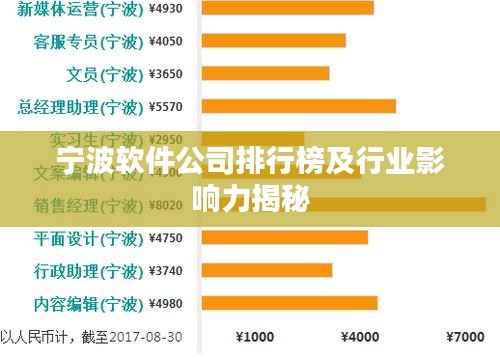 宁波软件公司排行榜及行业影响力揭秘